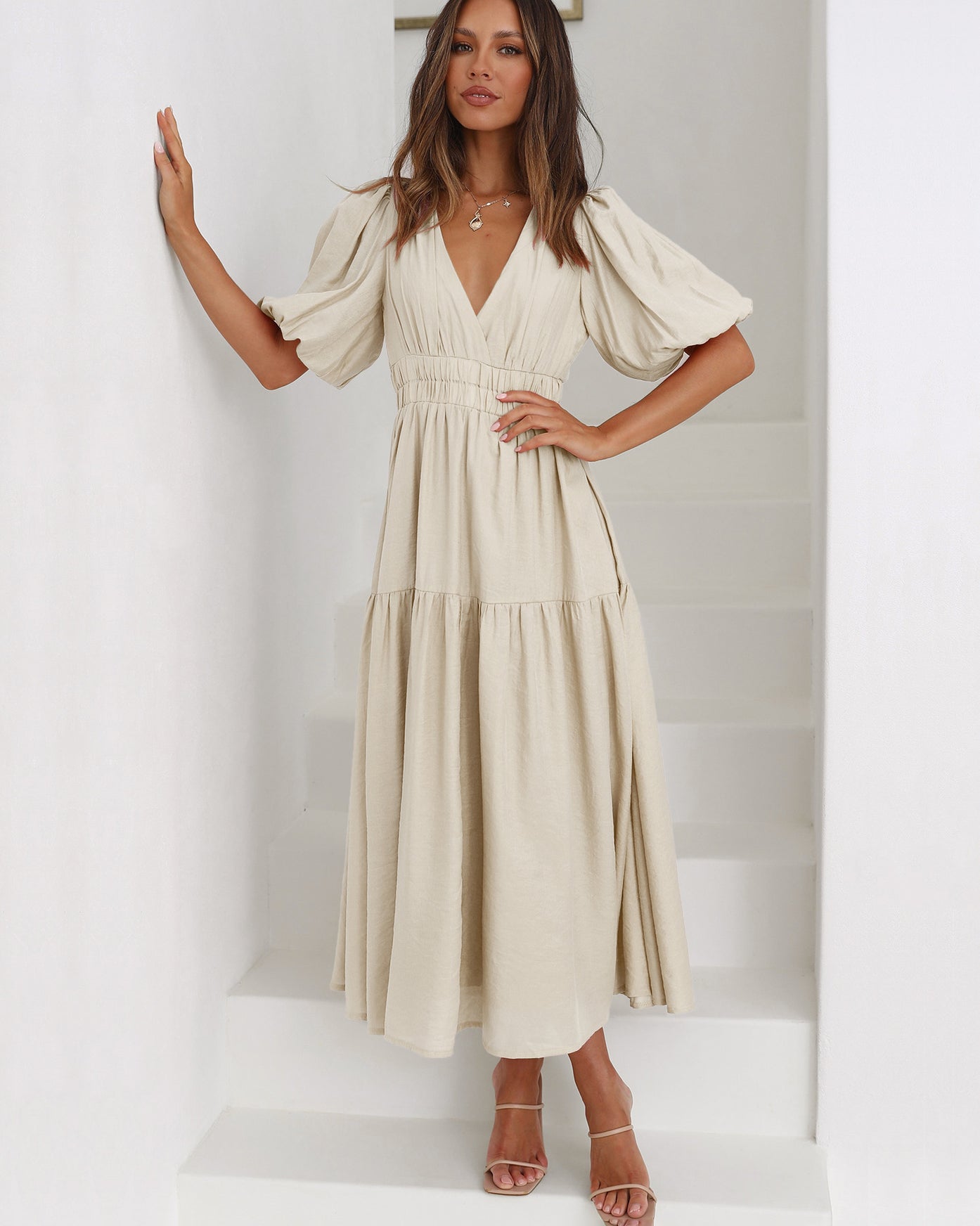 Bethany | Puffärmel Kleid