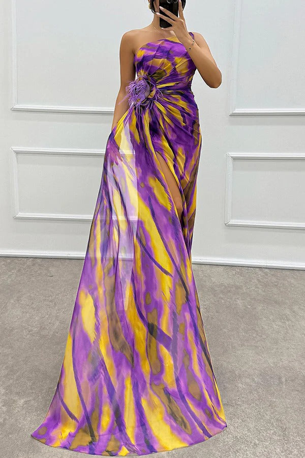 Mavis | Vibrantes Maxikleid