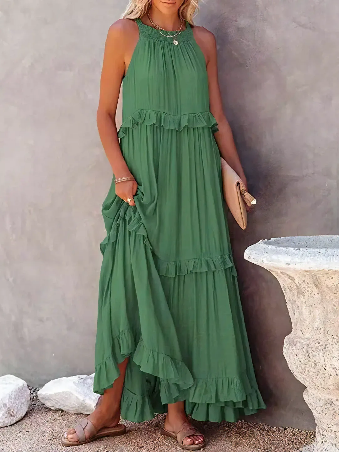 Darcey™ Ruffle Breeze Maxikleid
