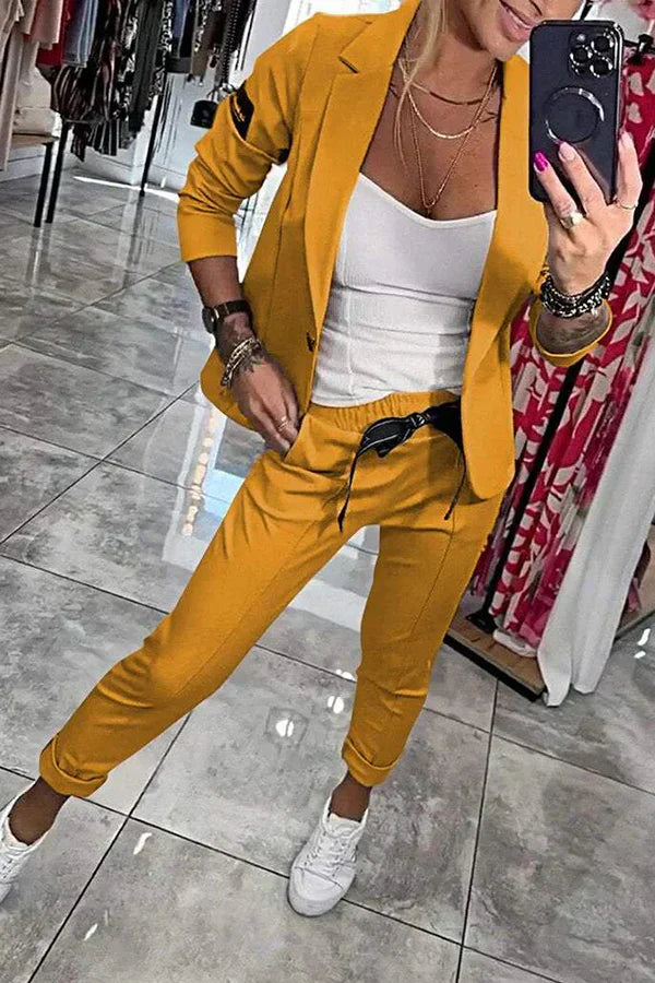 BELLE I ELEGANTES BLAZER- UND HOSEN-SET