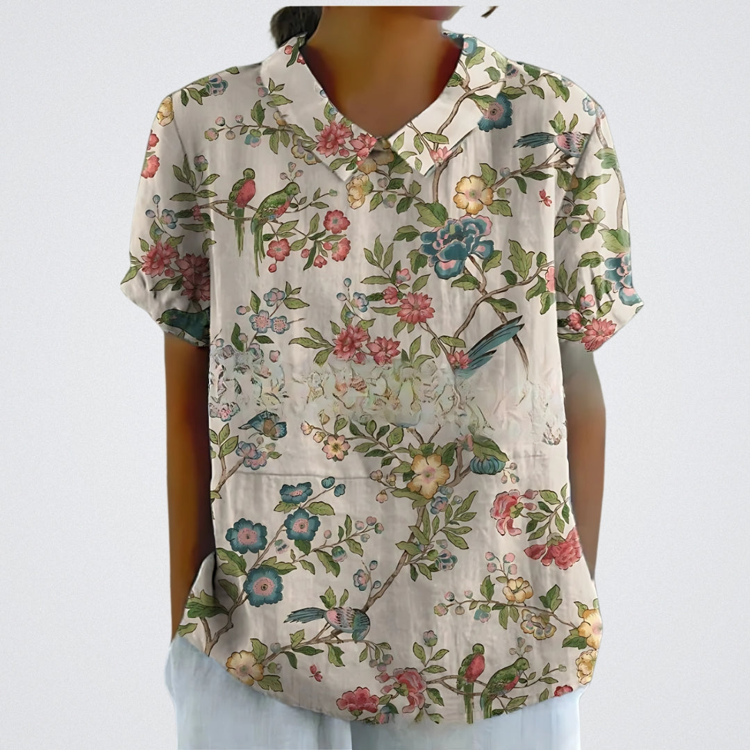 Lina | Bluse mit floralen Design |