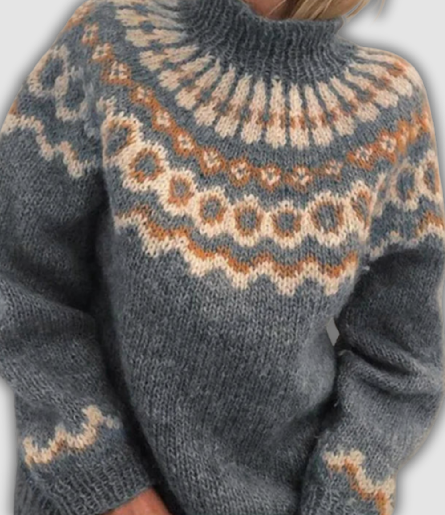 VIOLETTA I GEMÜTLICHER ROLLKRAGENPULLOVER