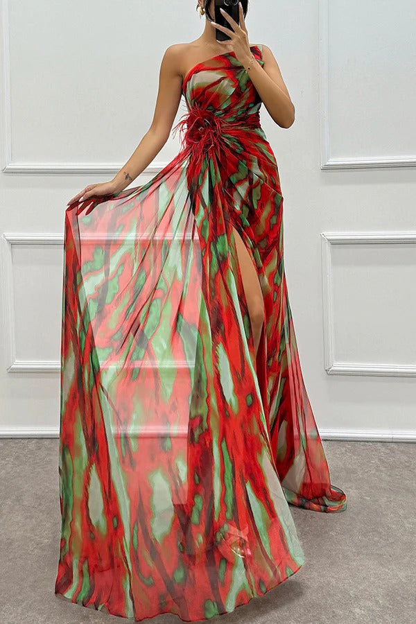 Mavis | Vibrantes Maxikleid