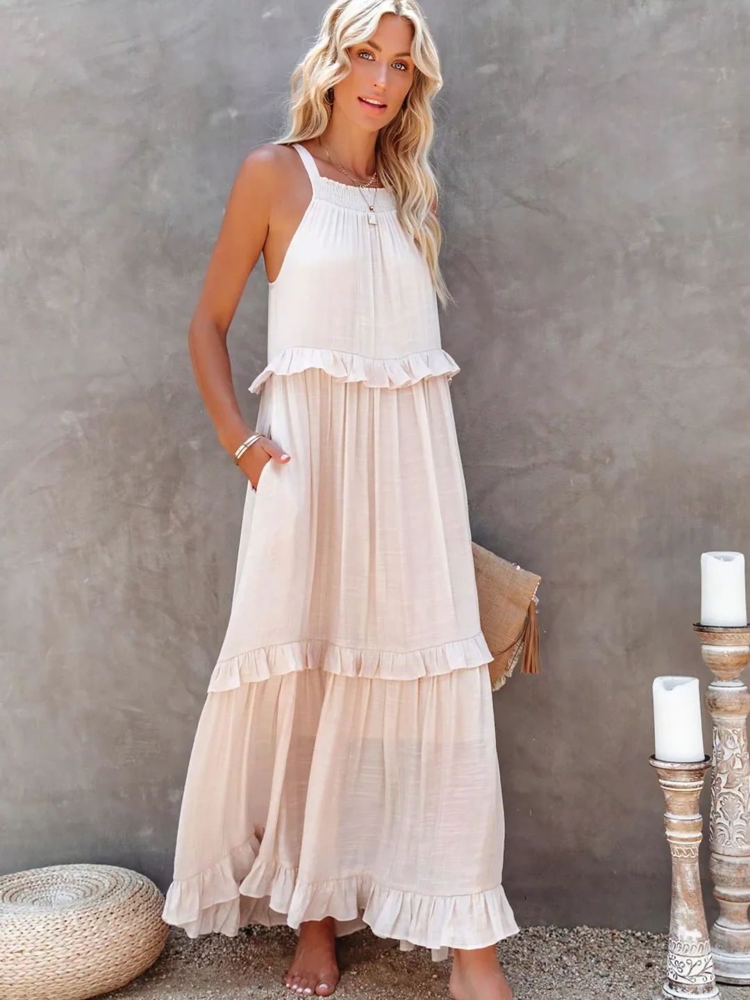 Darcey™ Ruffle Breeze Maxikleid