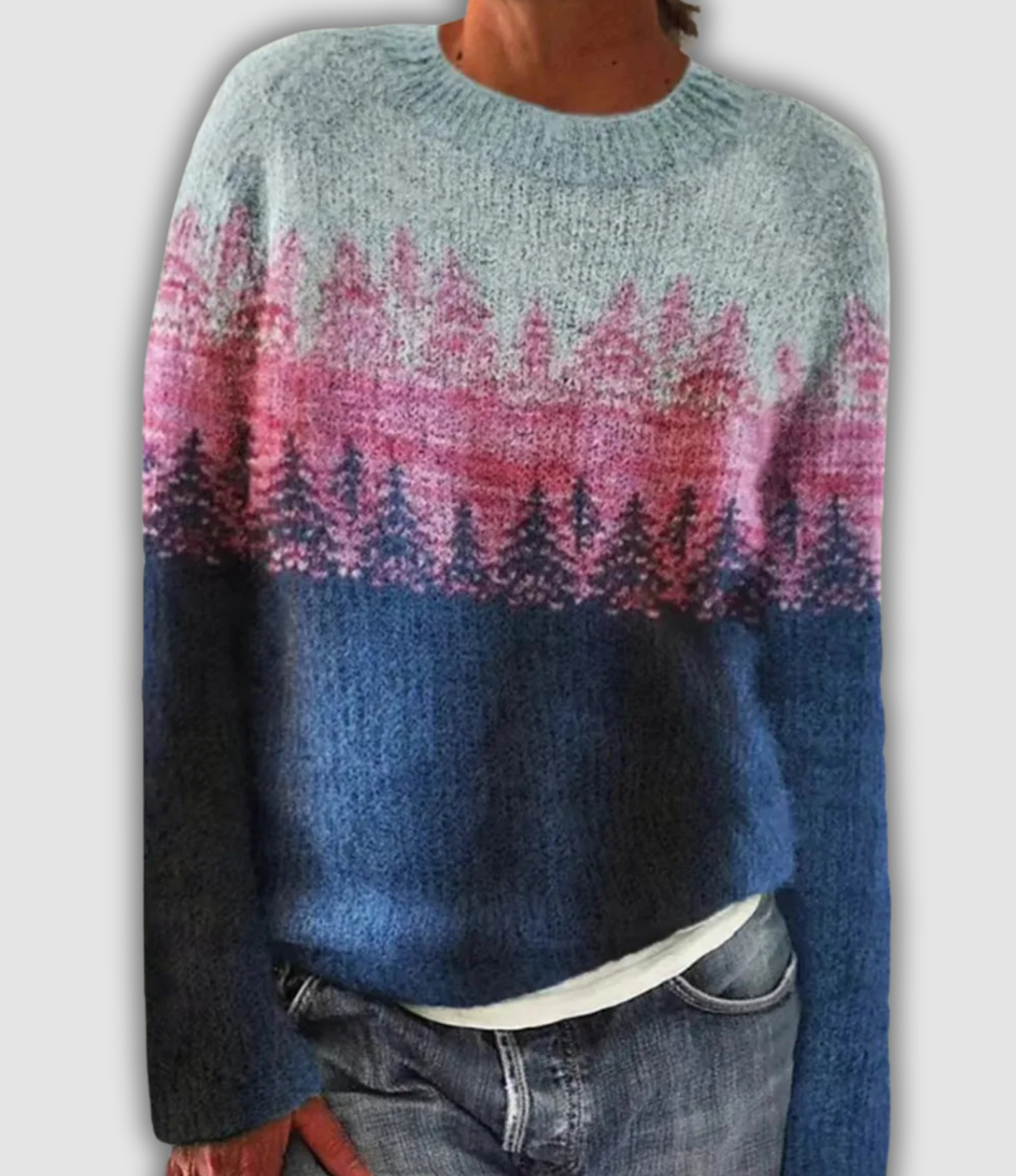 SMILLA I BEDRUCKTER RETRO-PULLOVER