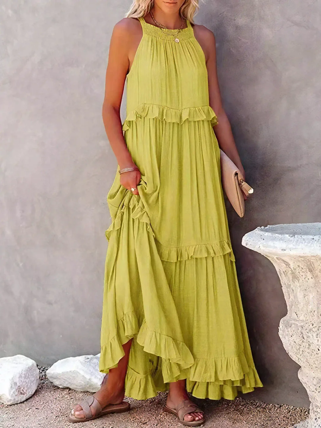 Darcey™ Ruffle Breeze Maxikleid