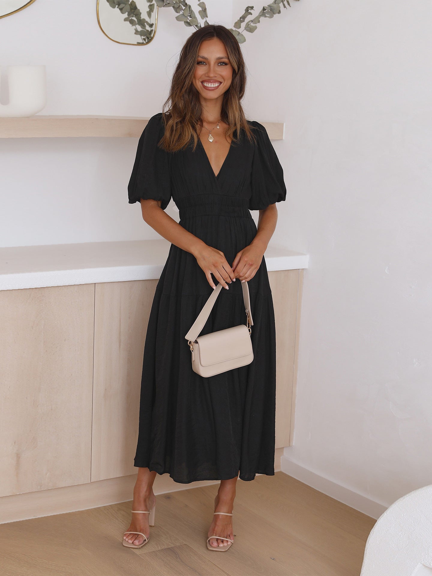 Bethany | Puffärmel Kleid