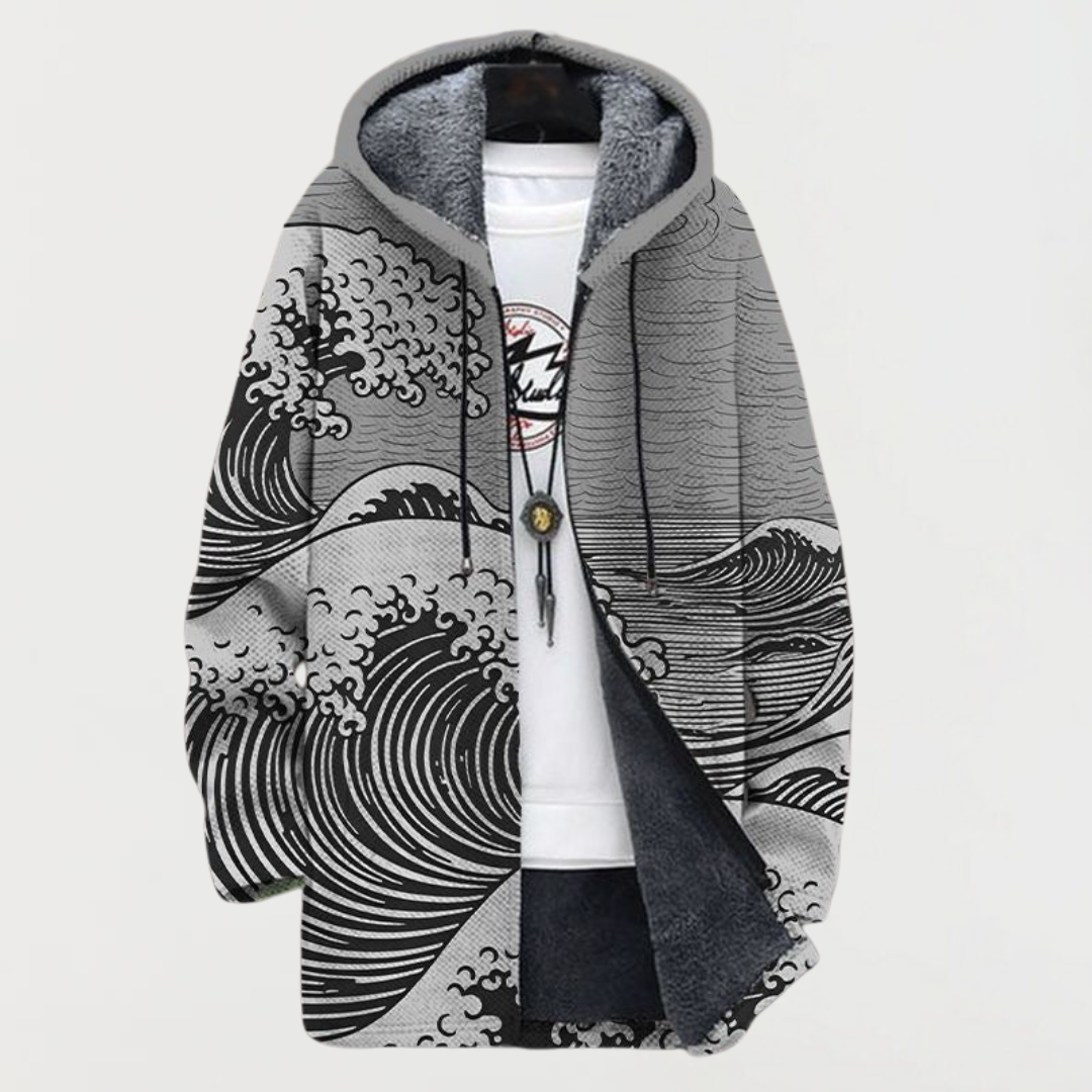 Kai | Wellenkunst-Hoodie