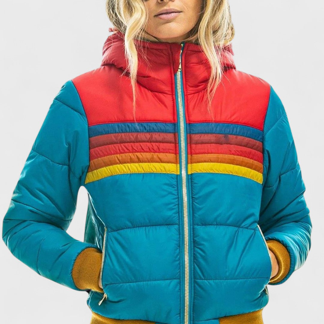 TYRA I STILVOLLE WINDDICHTE REGENJACKE