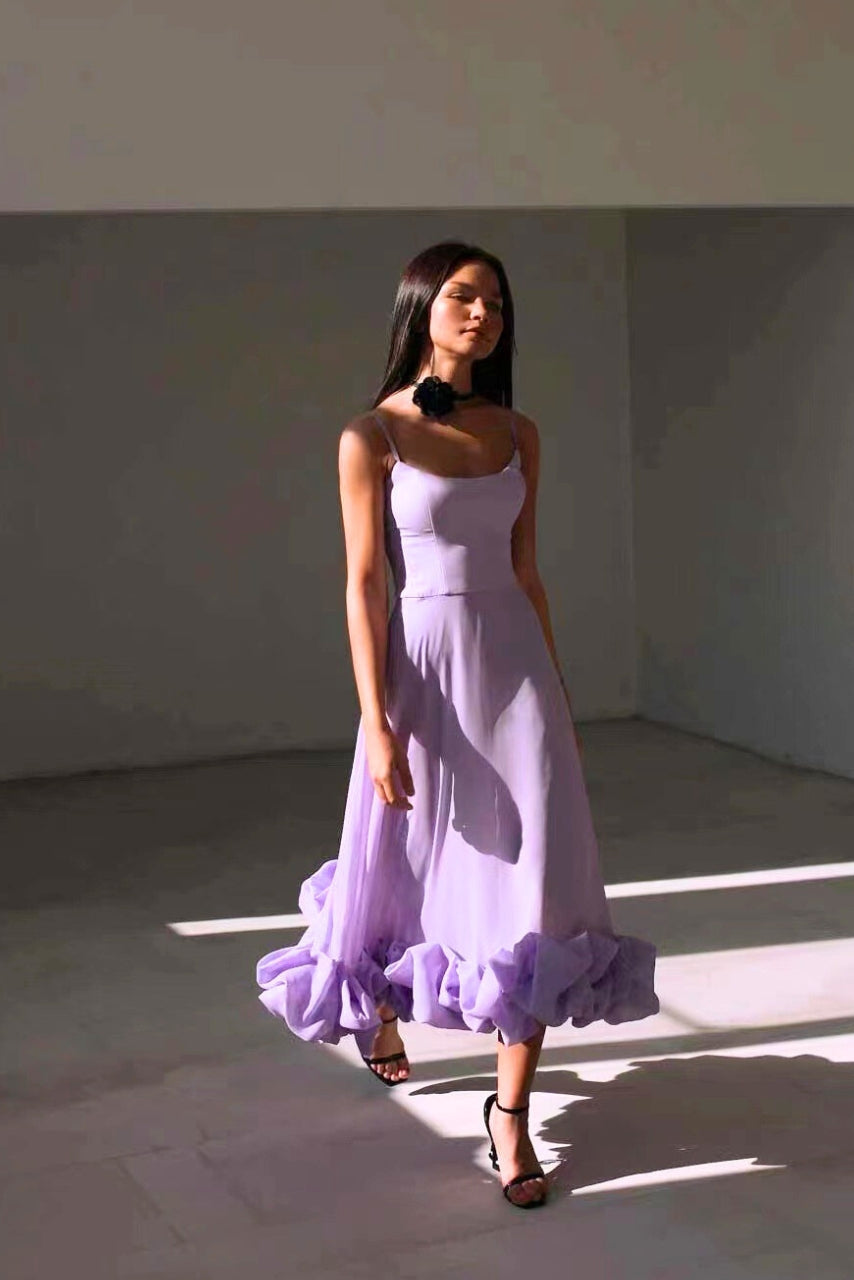 Bula | Anmutiges Fließendes Kleid