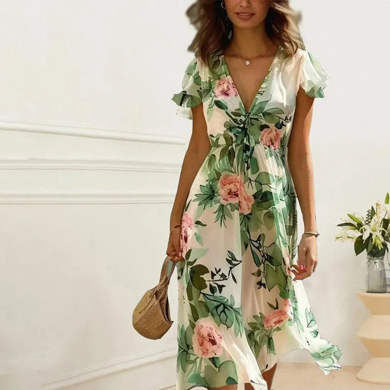 Tilly Komfort Wickelkleid