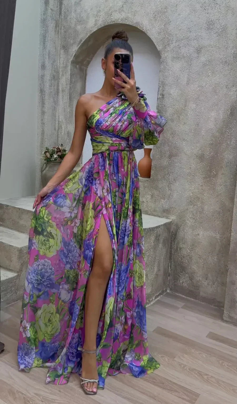 Mckenzie | Atemberaubendes Fließendes Kleid