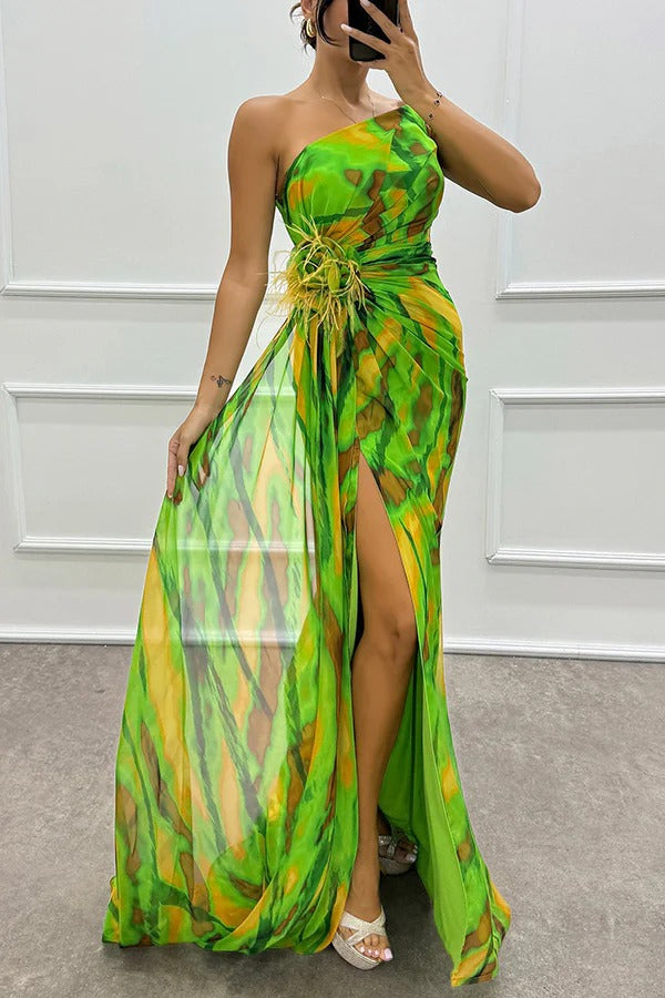 Mavis | Vibrantes Maxikleid
