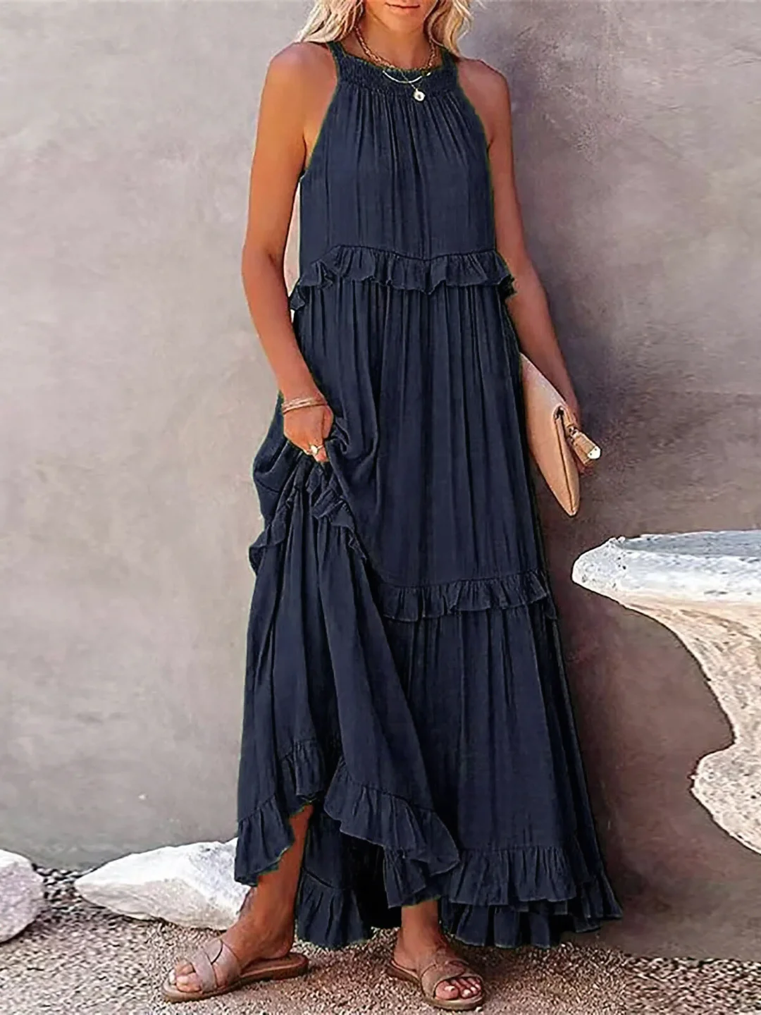 Darcey™ Ruffle Breeze Maxikleid