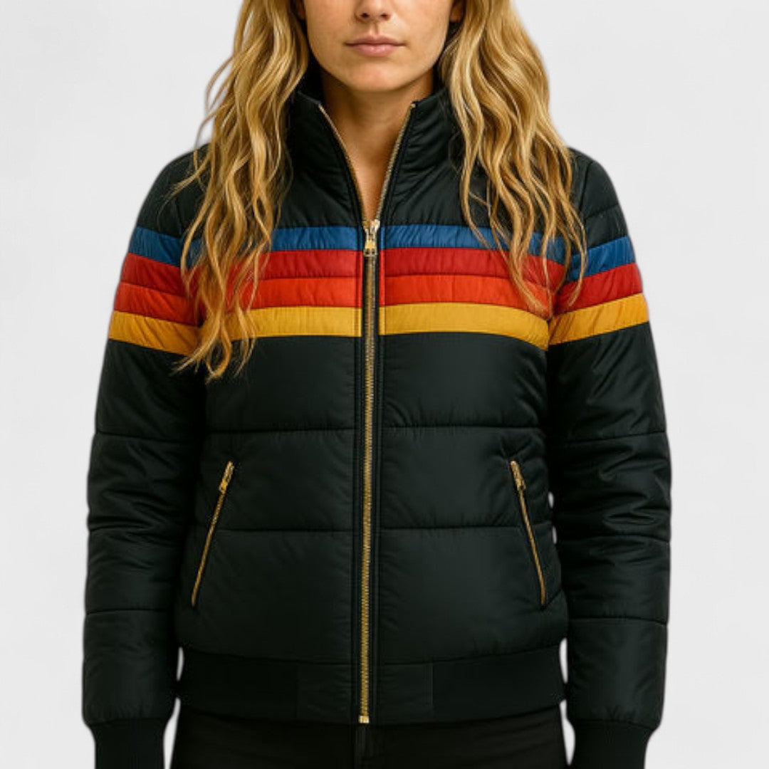 TYRA I STILVOLLE WINDDICHTE REGENJACKE
