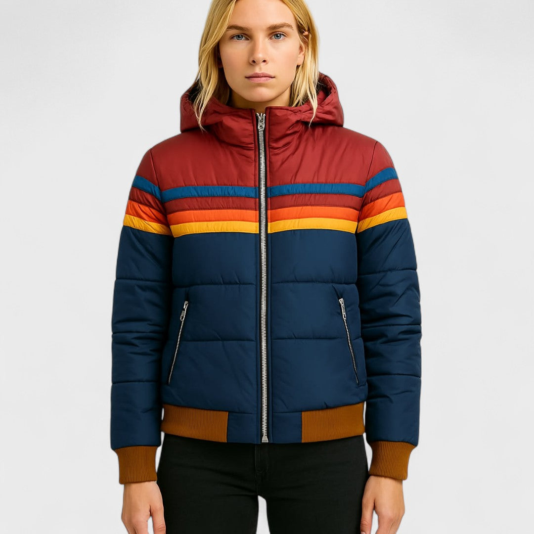 TYRA I STILVOLLE WINDDICHTE REGENJACKE