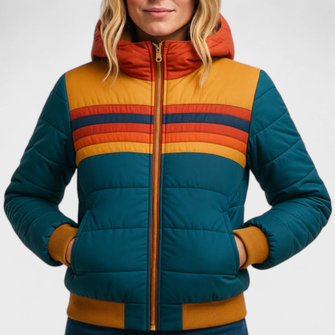 TYRA I STILVOLLE WINDDICHTE REGENJACKE