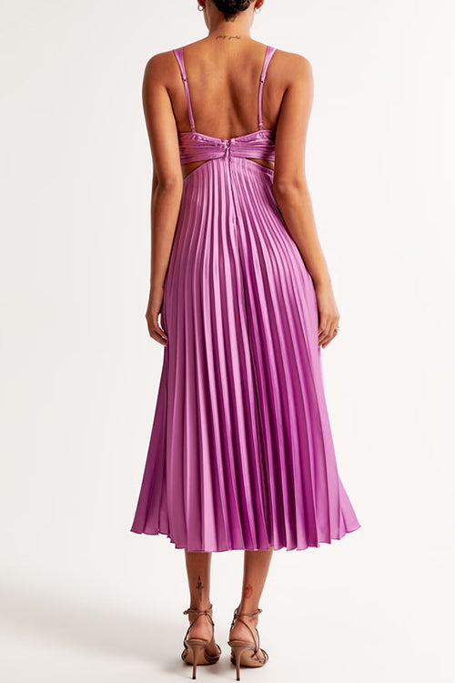 Sage™ – Plissiertes Maxikleid