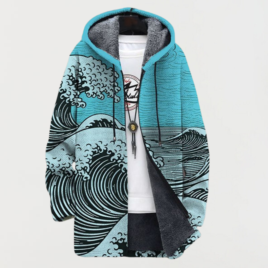 Kai | Wellenkunst-Hoodie