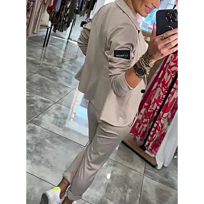 BELLE I ELEGANTES BLAZER- UND HOSEN-SET