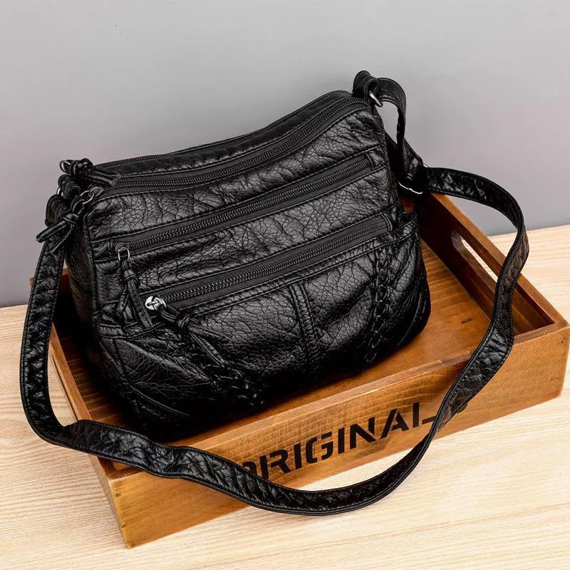 Ava | Weiche Lederhandtasche