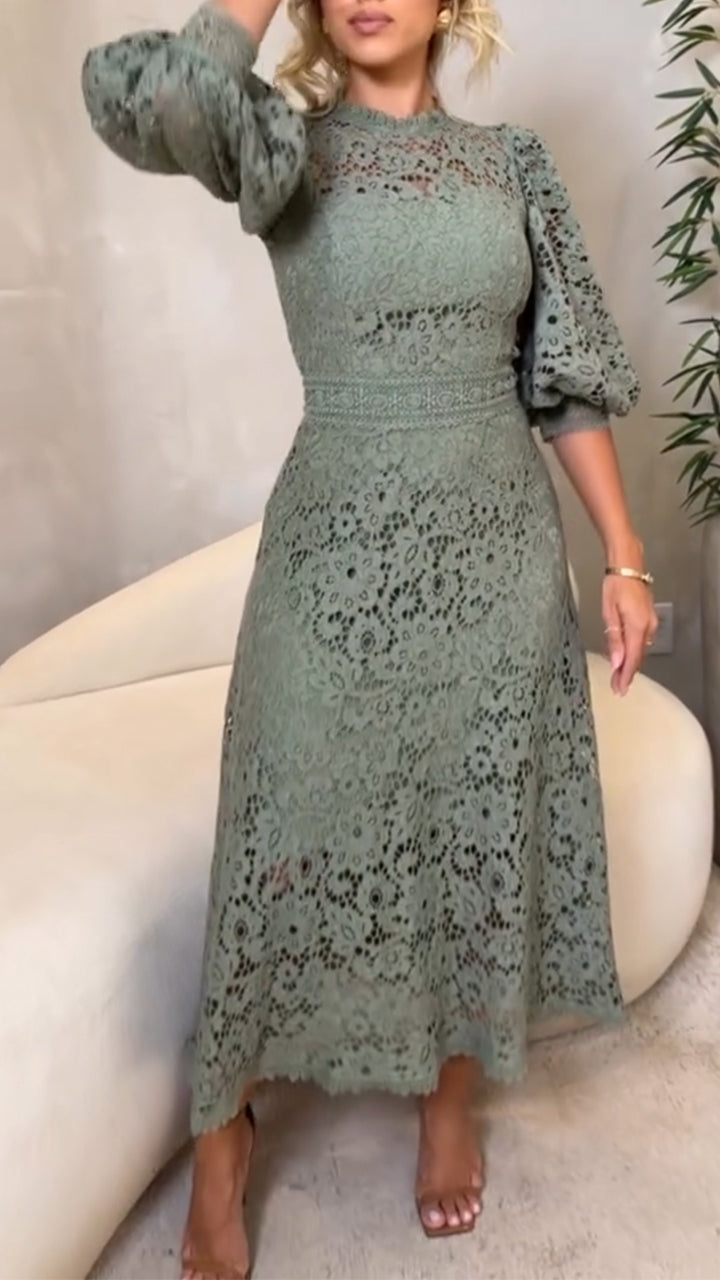 LunaBloom™ Spitzenlaterne Kleid