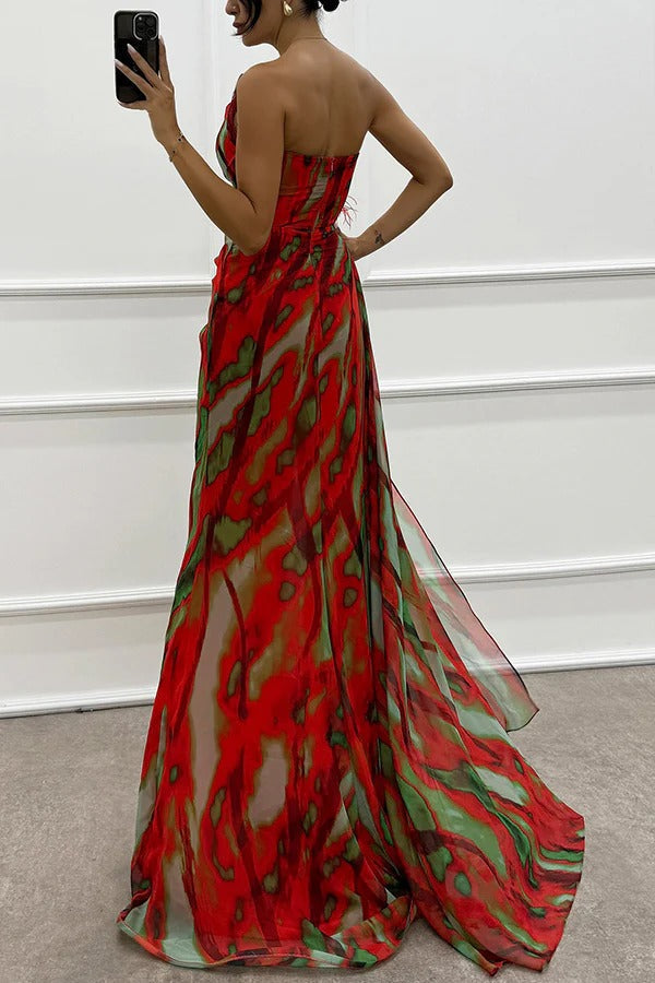 Mavis | Vibrantes Maxikleid