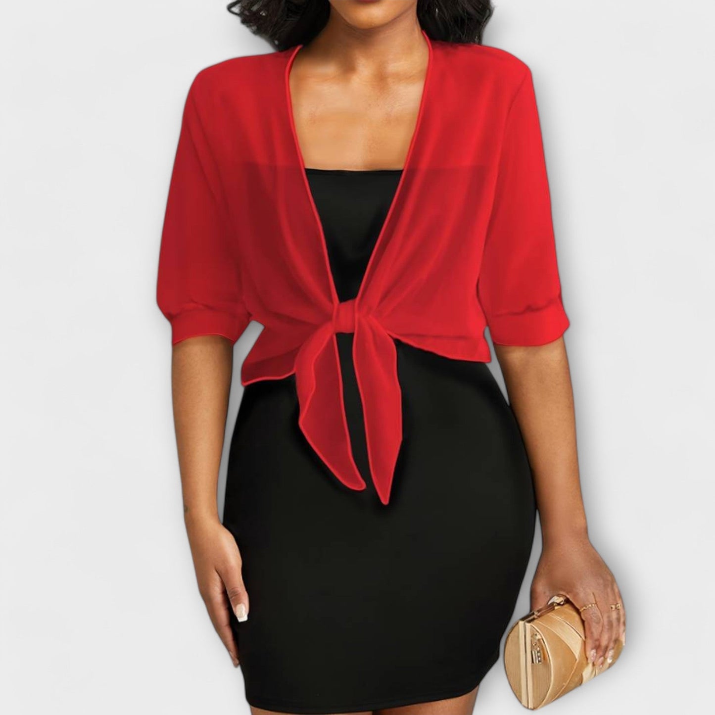 Olivia - Bluse mit offenem Vorderteil