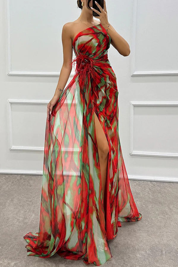Mavis | Vibrantes Maxikleid