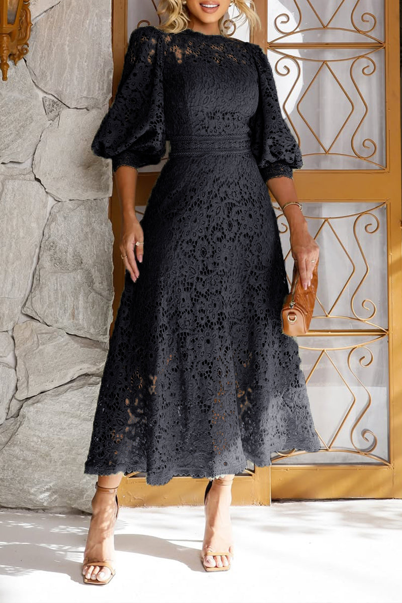 LunaBloom™ Spitzenlaterne Kleid