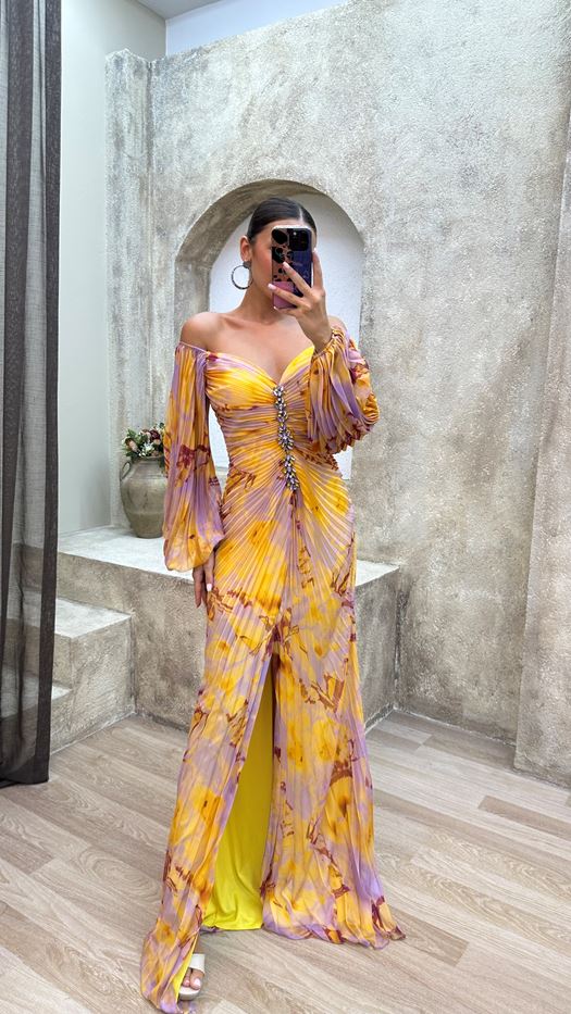Carly | Elegantes V-Ausschnitt Kleid