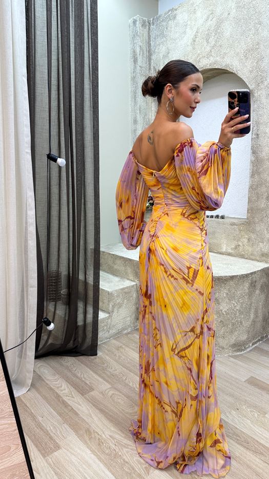 Carly | Elegantes V-Ausschnitt Kleid