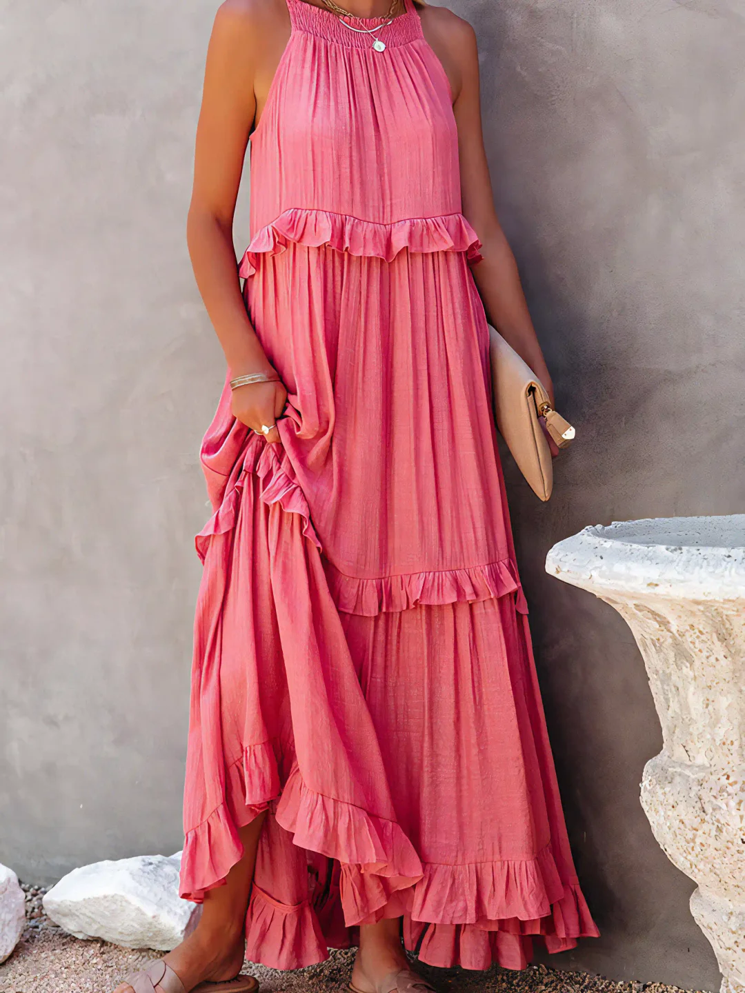 Darcey™ Ruffle Breeze Maxikleid