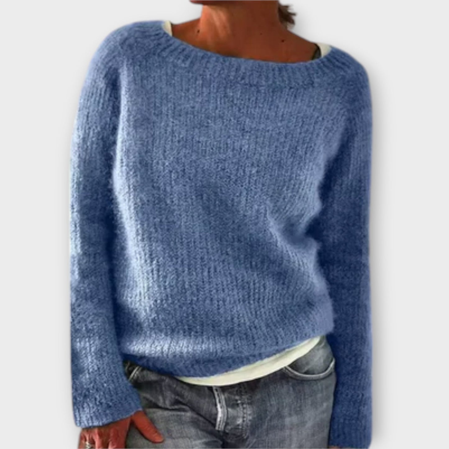 Regine – Pullover in Unifarbe