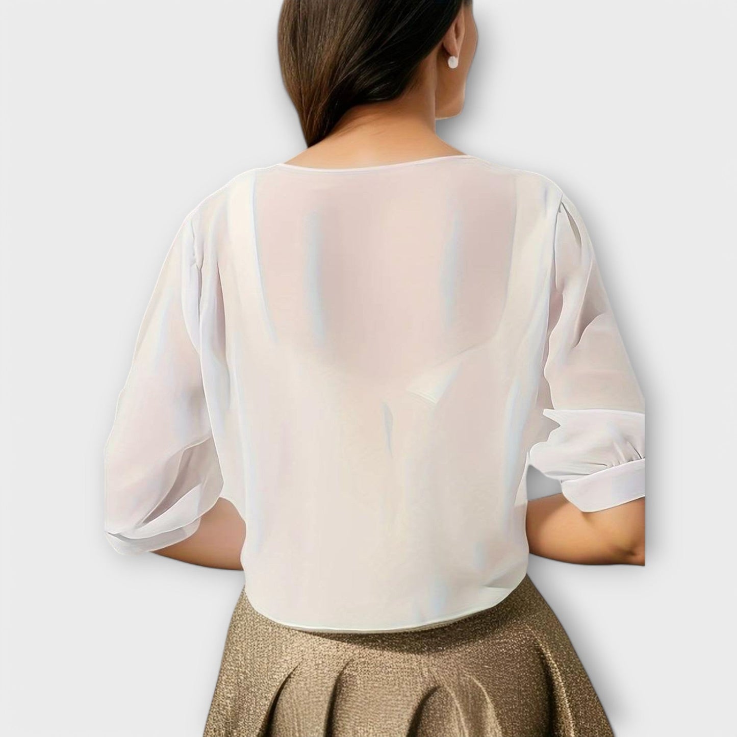 Olivia - Bluse mit offenem Vorderteil