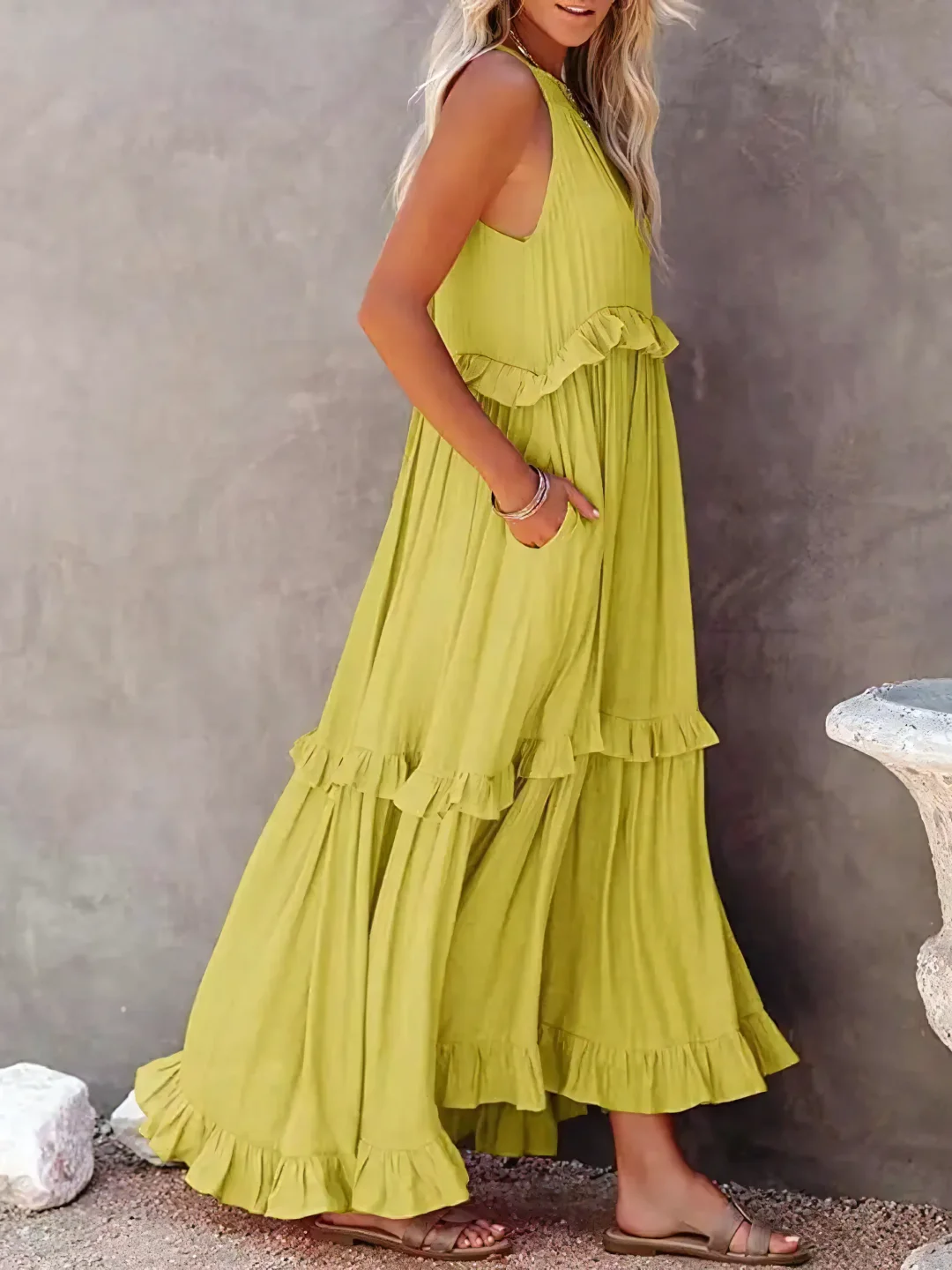 Darcey™ Ruffle Breeze Maxikleid