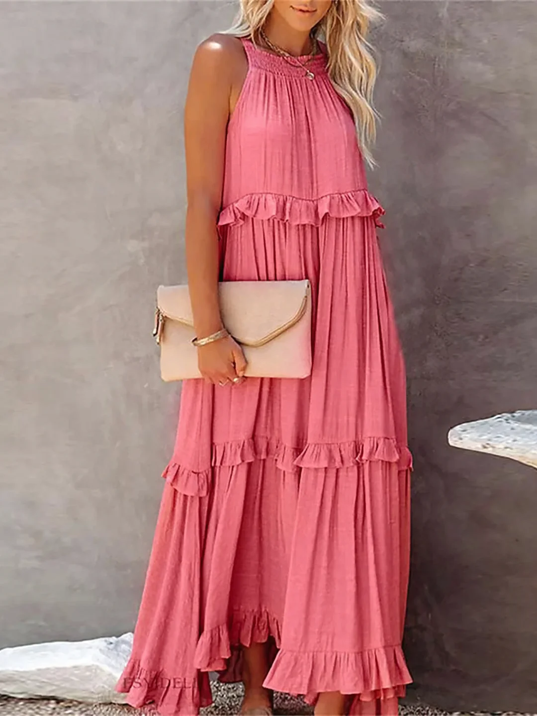 Darcey™ Ruffle Breeze Maxikleid