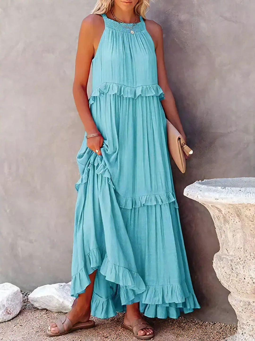 Darcey™ Ruffle Breeze Maxikleid