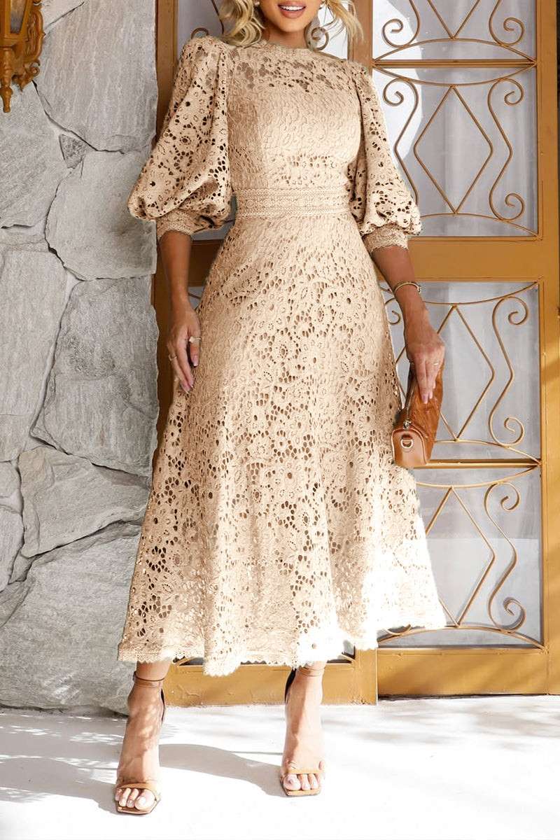 LunaBloom™ Spitzenlaterne Kleid