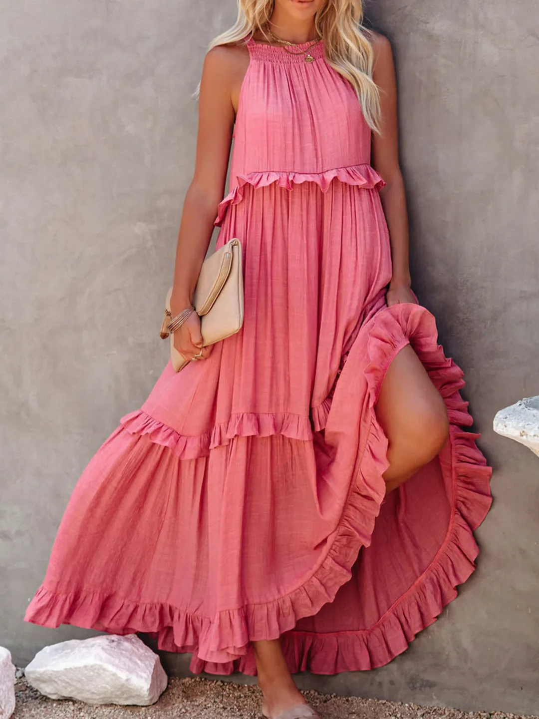 Darcey™ Ruffle Breeze Maxikleid