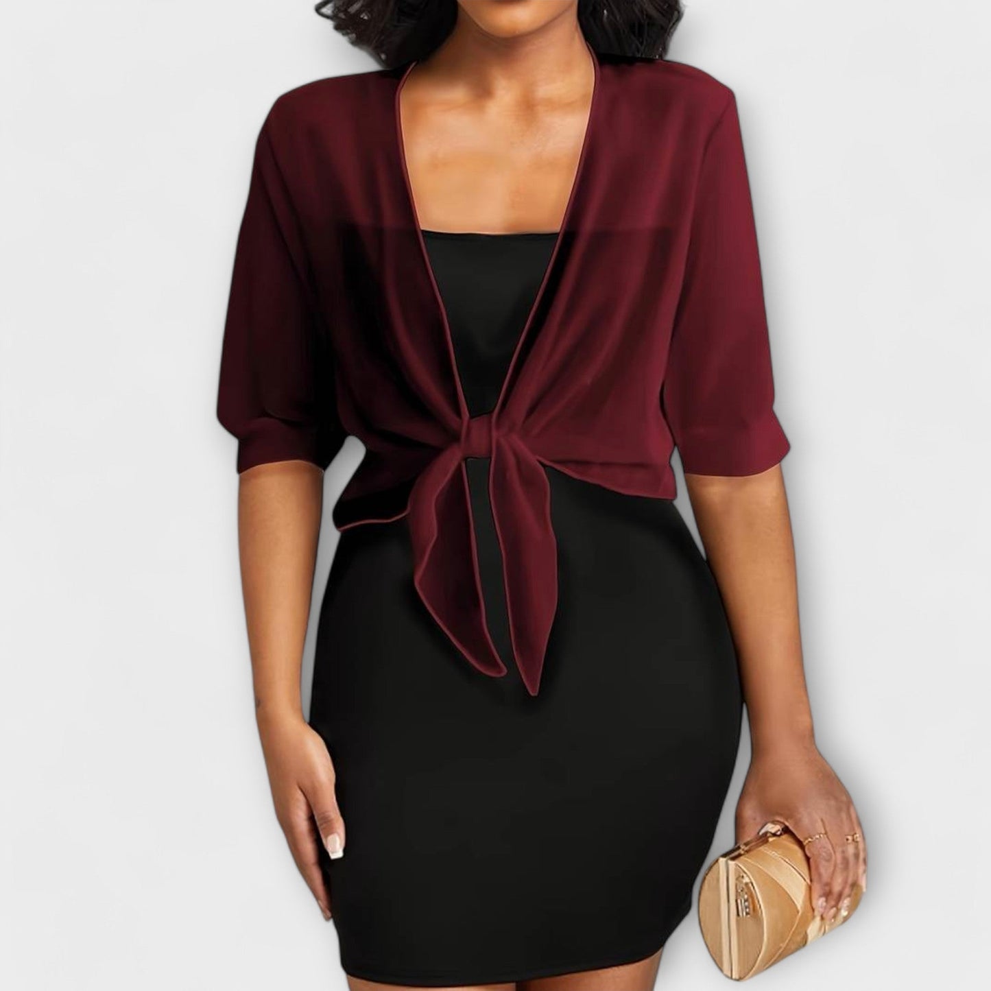 Olivia - Bluse mit offenem Vorderteil