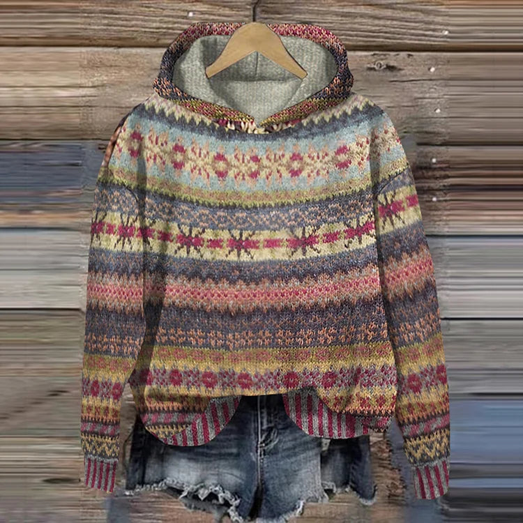 LIORA I LÄSSIGER KAPUZENPULLOVER