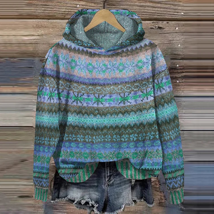 LIORA I LÄSSIGER KAPUZENPULLOVER