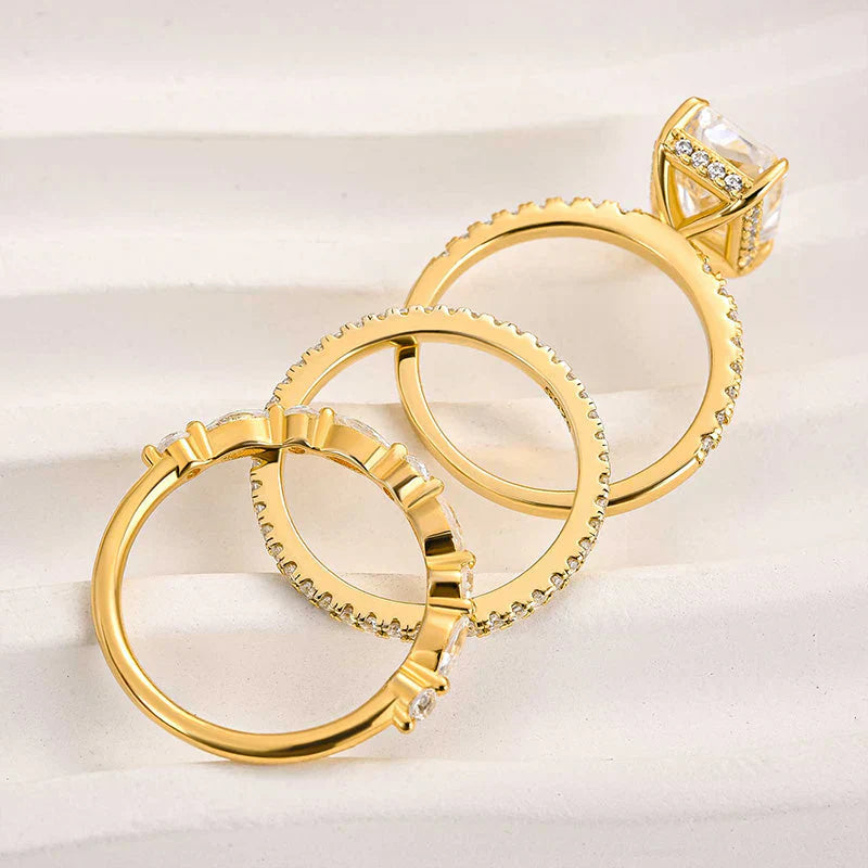Jaily Luxe 3-teiliges Ring-Set