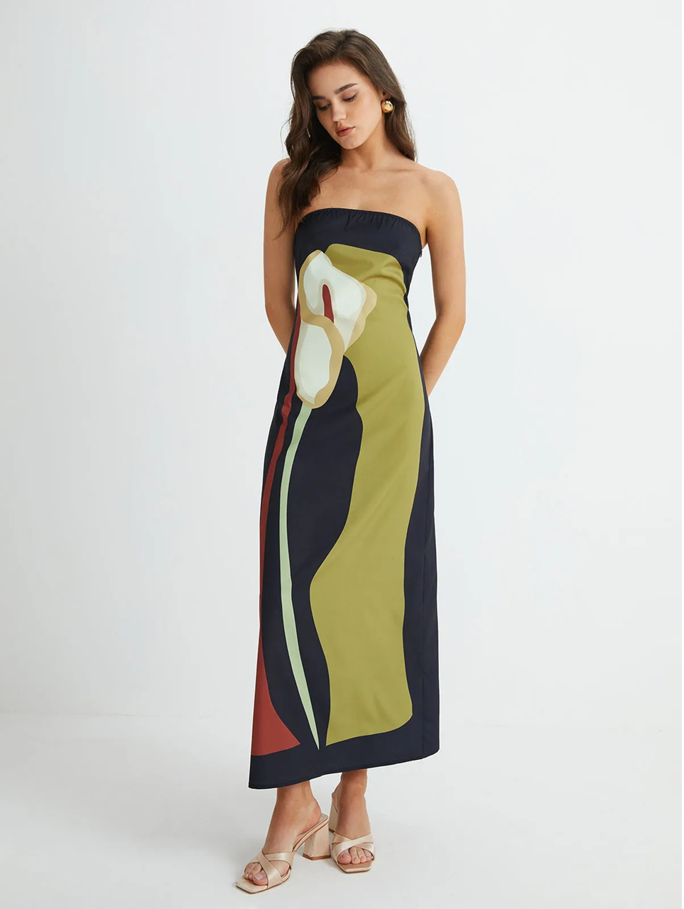 Harper | Strapless Maxi-Kleid