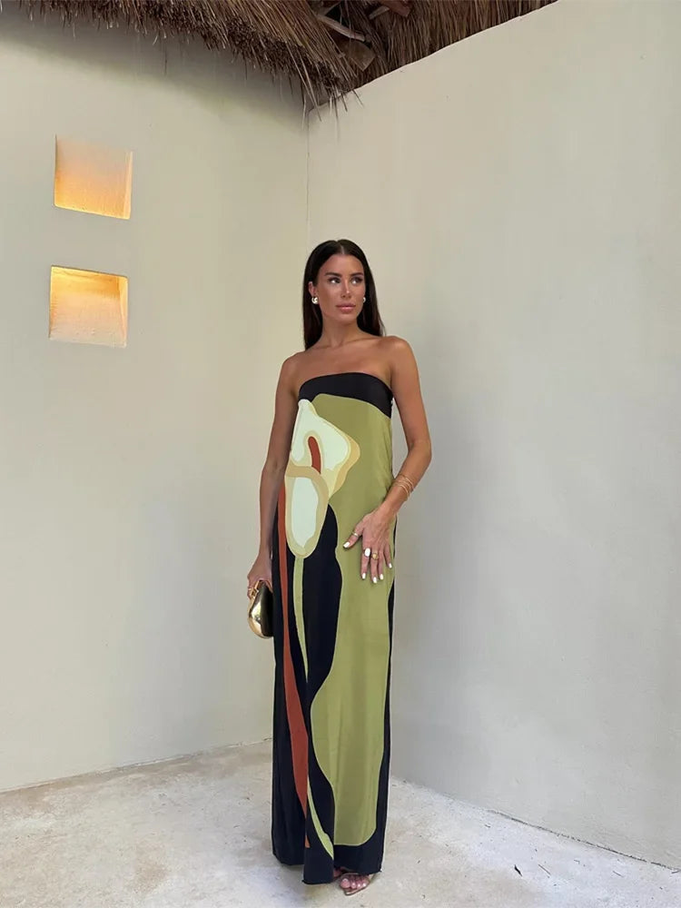 Harper | Strapless Maxi-Kleid