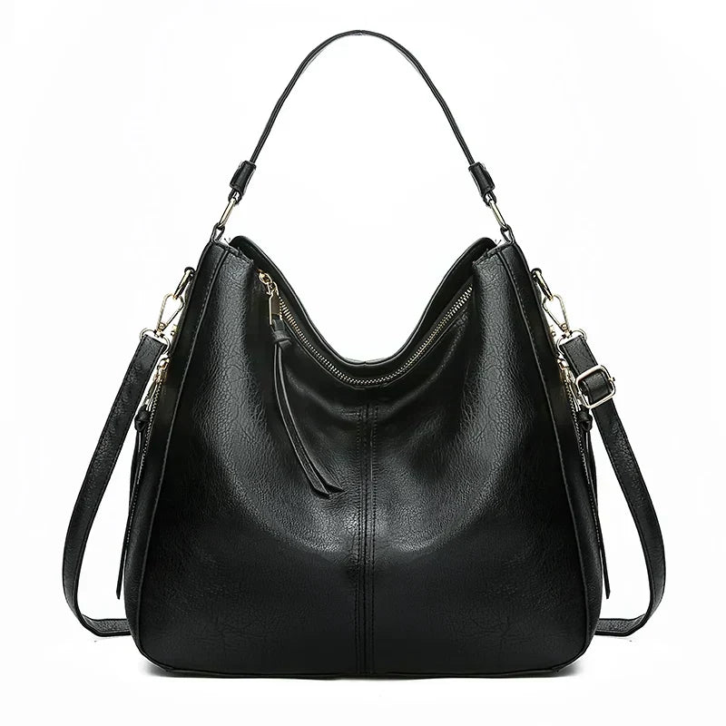 Mila | Leder Schultertasche