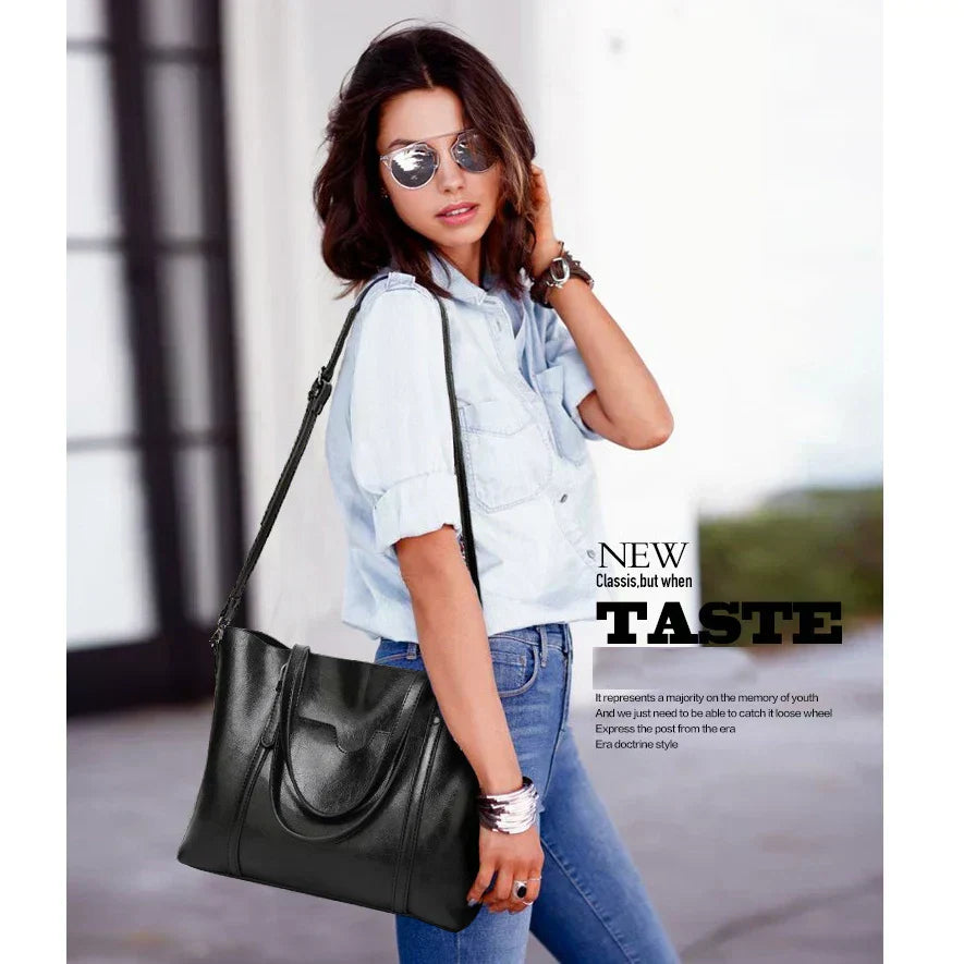 Kelley | Luxuriöse Lederhandtasche