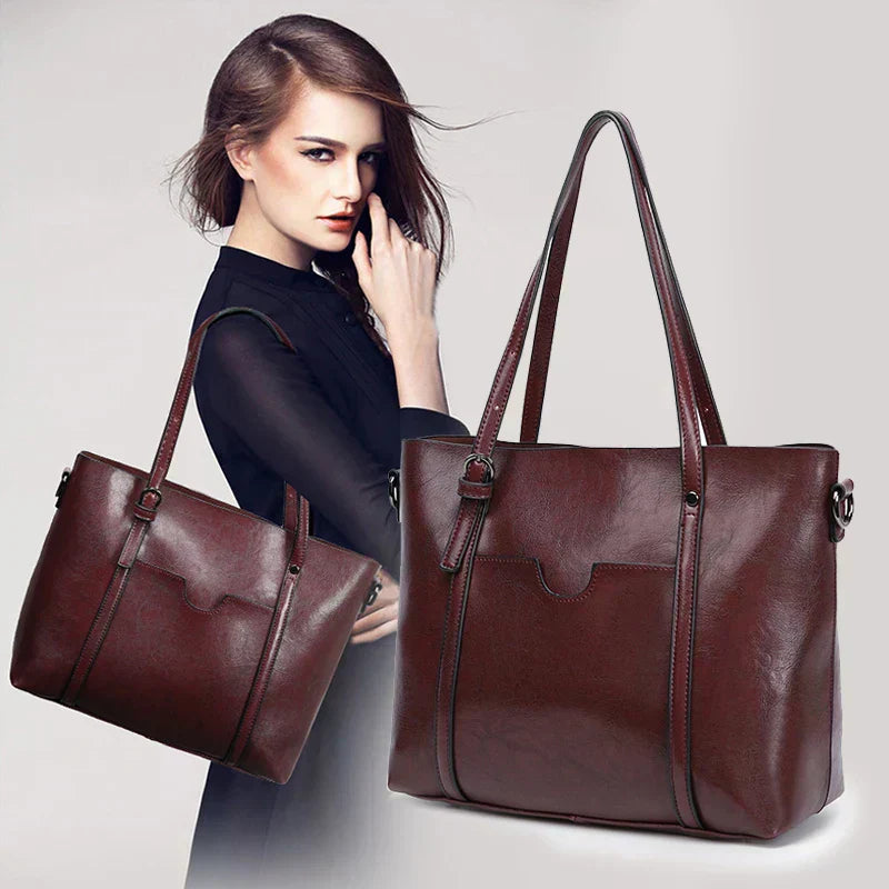 Kelley | Luxuriöse Lederhandtasche