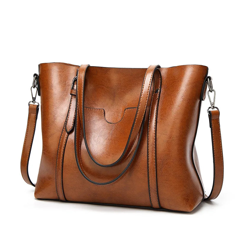 Kelley | Luxuriöse Lederhandtasche